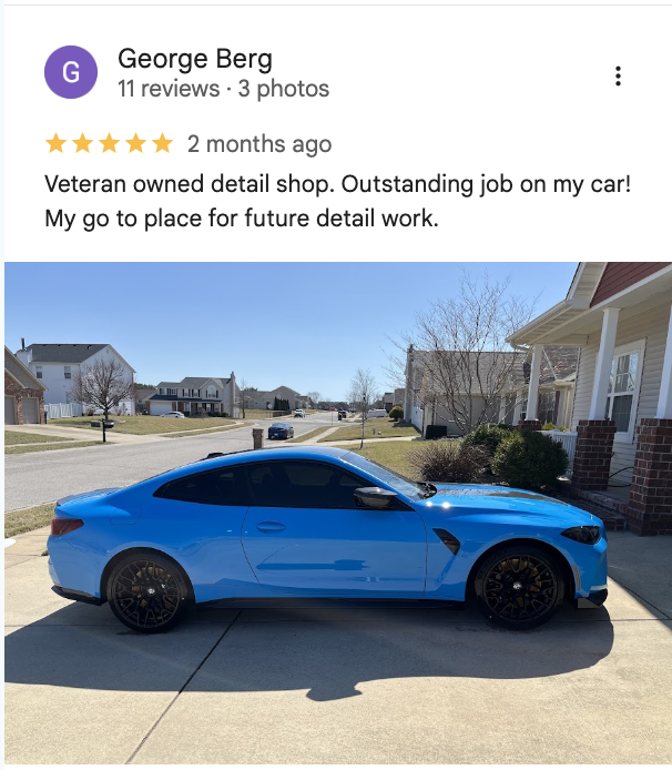 Google review photo and original screenshot by George Berg