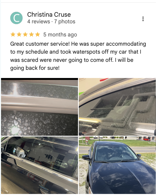 Google review photo and original screenshot by Christina Cruse